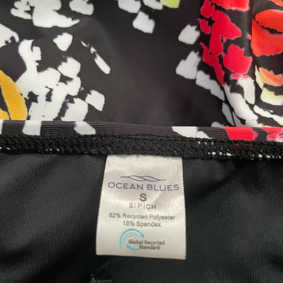 Sz S Ocean Blues Colorful Abstract Women's Bikini Bottom - Picture 5 of 8